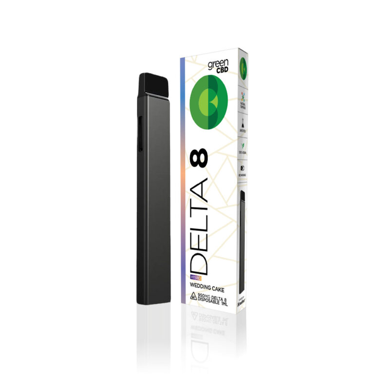 Wedding Cake Delta 8 Disposable 950MG by Green CBD Green CBD